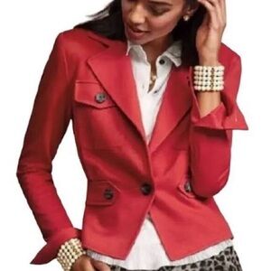 CAbi Little Red Blazer